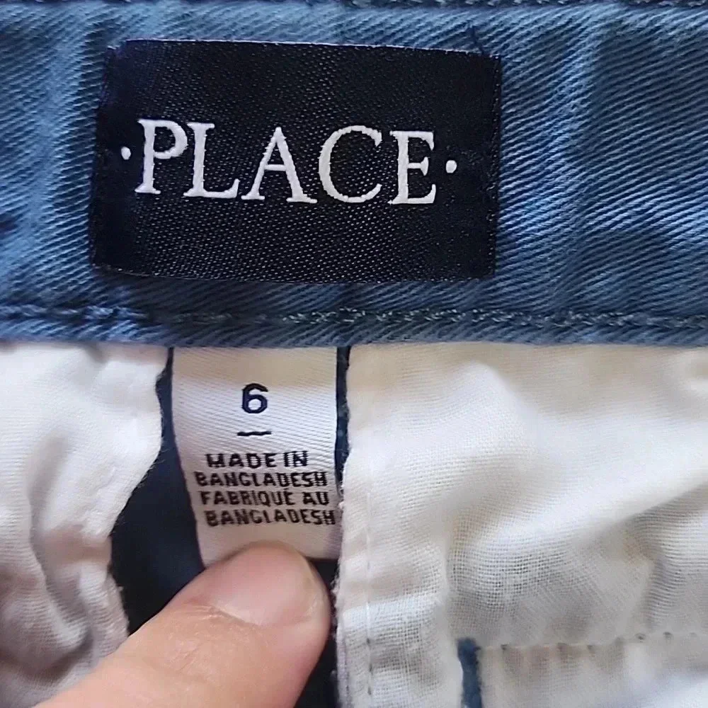 Boys The‎ Children's Place Uniform Skinny Chino Pants, Size 6, Bluestone, GUC